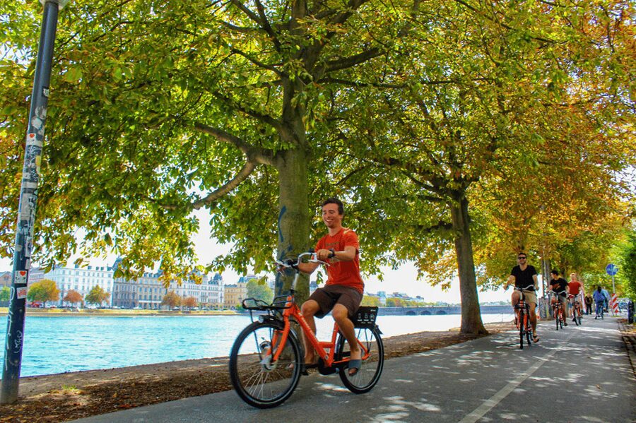 Copenhagen: 1.5-Hour City Highlights Bike Tour - The Little Mermaid statue stop: photo time plus a little uphill reality