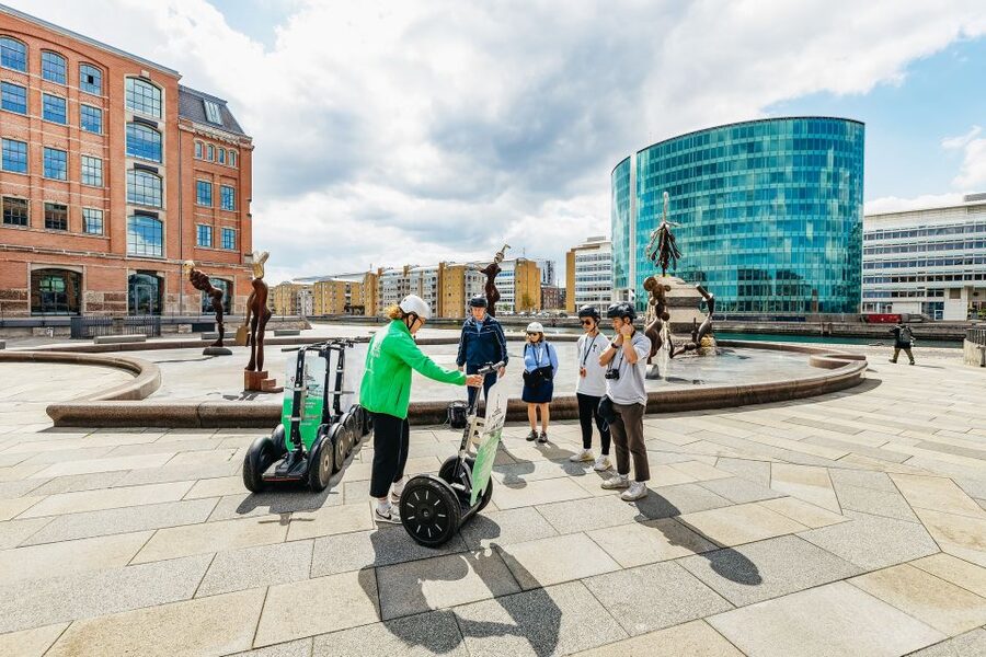 Copenhagen: Guided Segway Tour - The 2-hour inner-city route: Black Diamond, Christiansborg, City Hall, Tivoli, and Kongens Nytorv