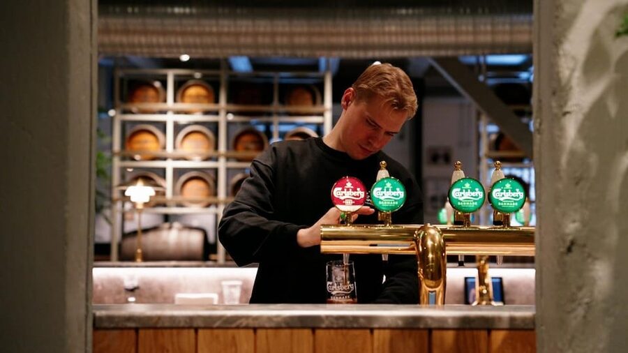 Copenhagen: Home of Carlsberg Experience Entry Ticket - The bottle collection: a wall of patience and proof