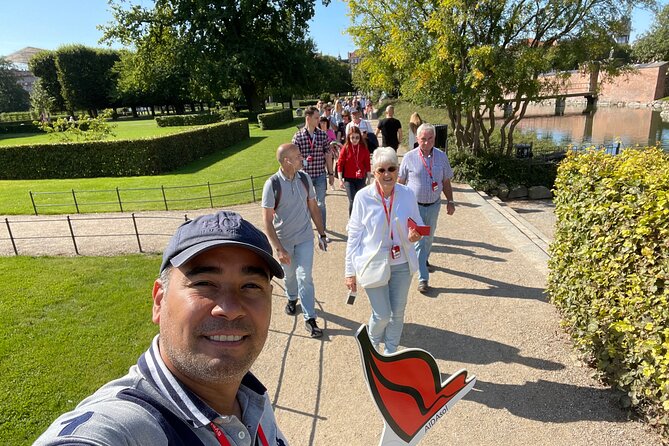 Copenhagen Walking Tour with Food Testing (smorrebrod dish & snap) - Amalienborg Palace Museum and the Gefion Fountain area